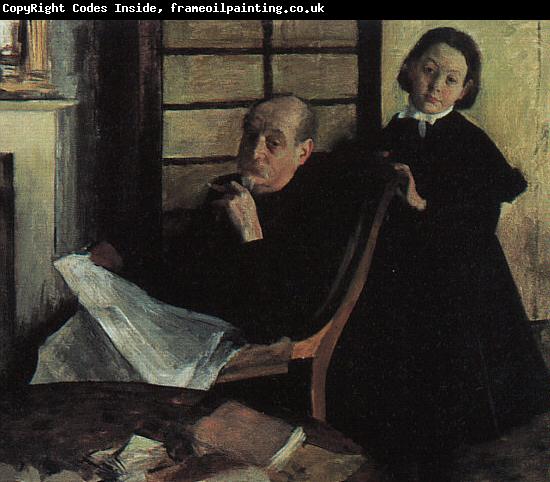Edgar Degas Henri de Gas and his Niece Lucy